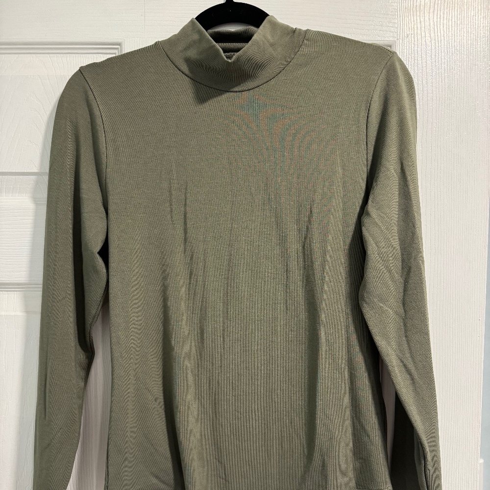 Abercrombie Long Sleeve Lined Turtleneck Bodysuit